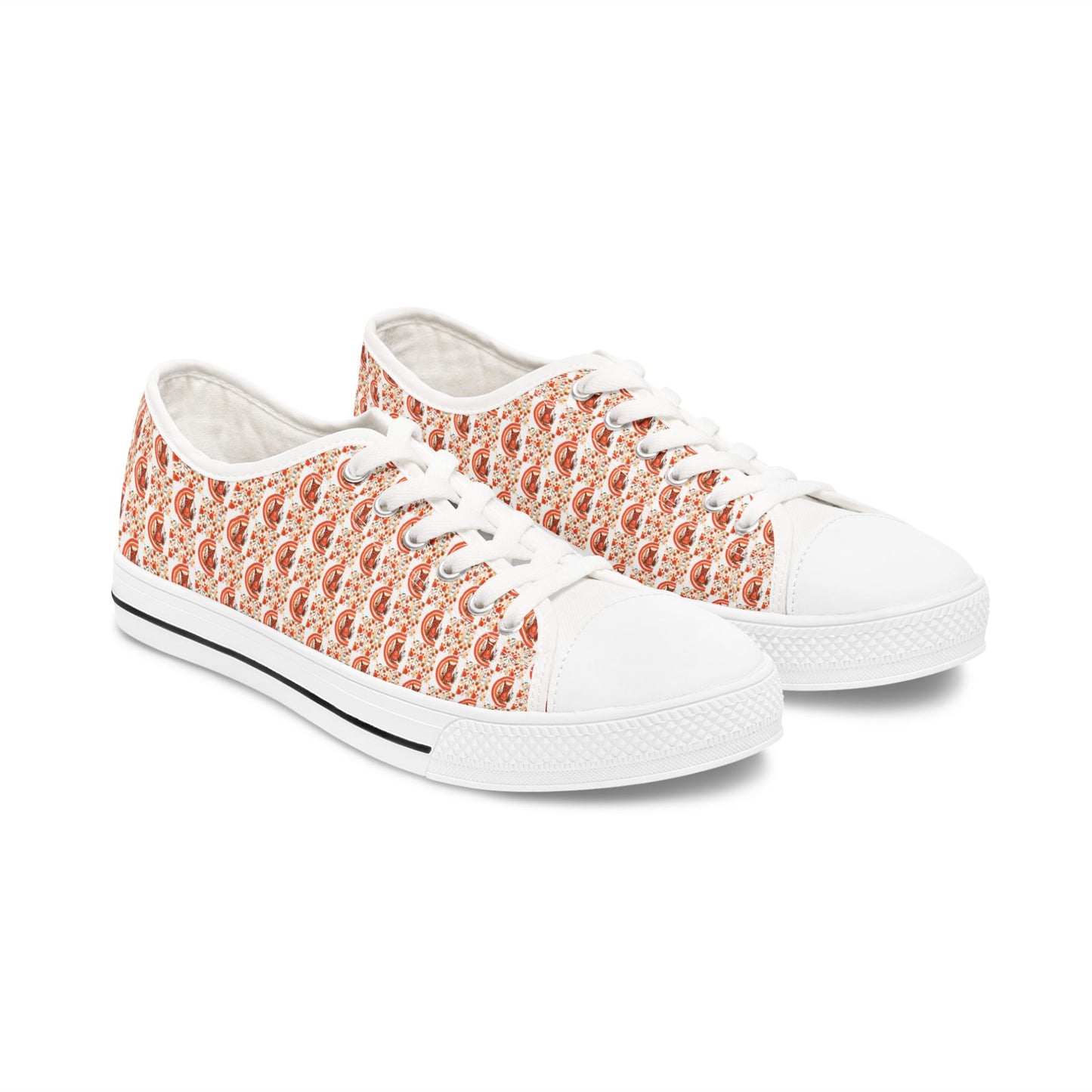 Stylish Women’s Low Top Sneakers with Celina "C" Bobcat Nation Pring