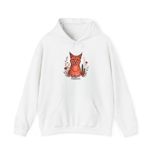 Bobcat Nation Unisex Hoodie – Cozy Cat-Themed Sweatshirt for Animal Lovers