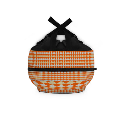 Celina Orange Diamond Design